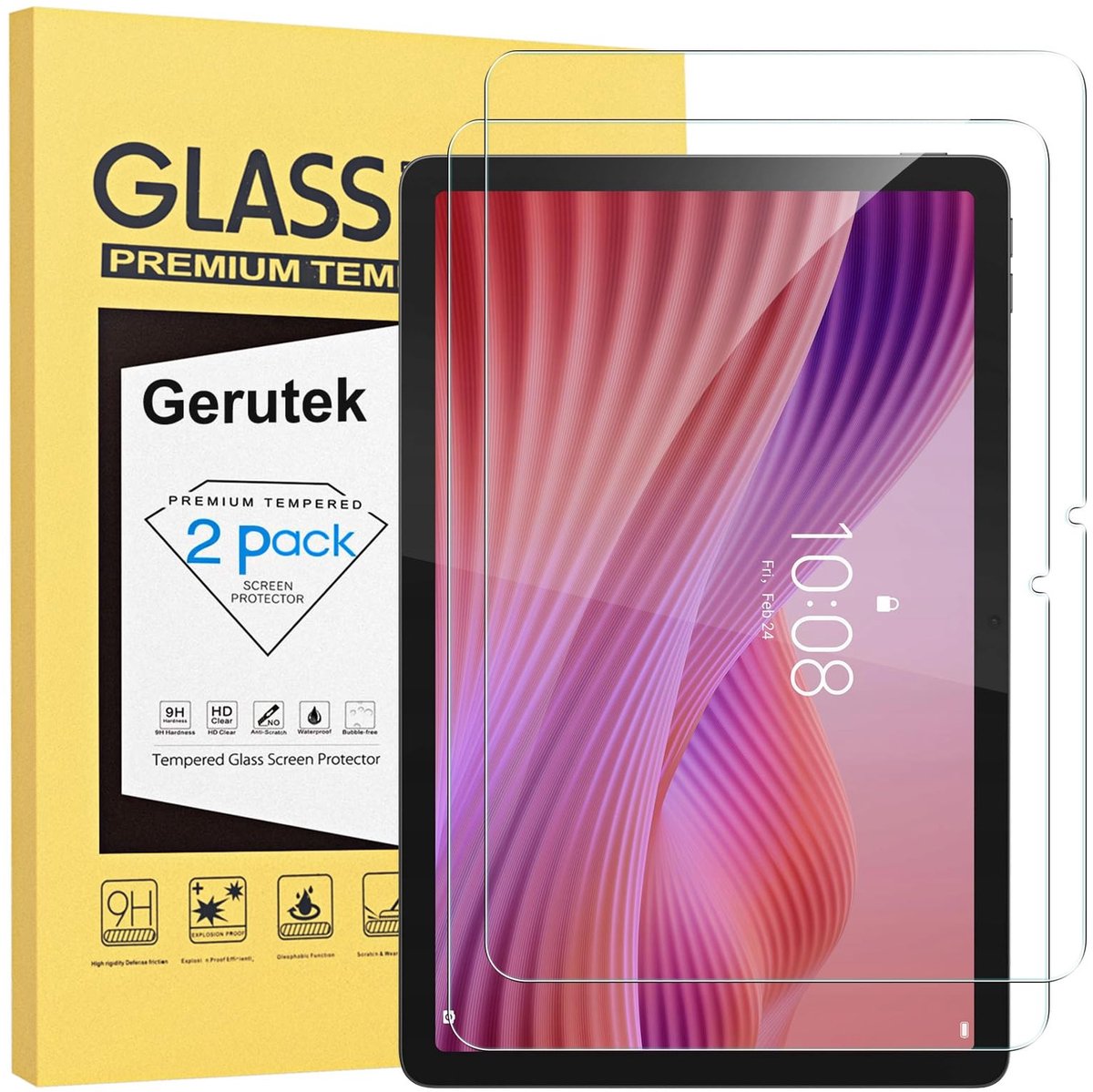 SolidKeus - 2-Pack Screen Protector voor Lenovo Tab 10.1 inch 2025