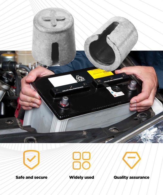 SolidKeus - 2 Paar Accuterminals voor Auto — afbeelding 2