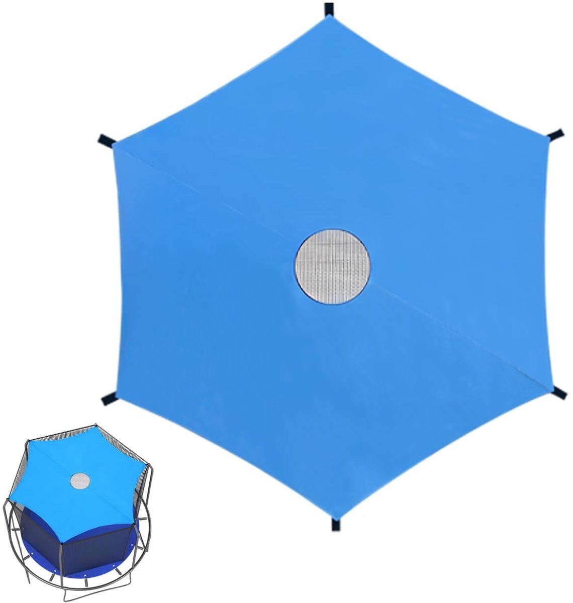 SolidKeus - Trampoline Zonnescherm UV Bescherming