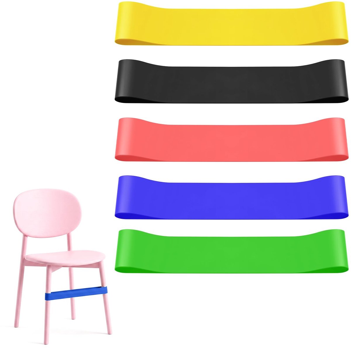 SolidKeus - Elastische Banden voor Kinderstoelen Set van 5