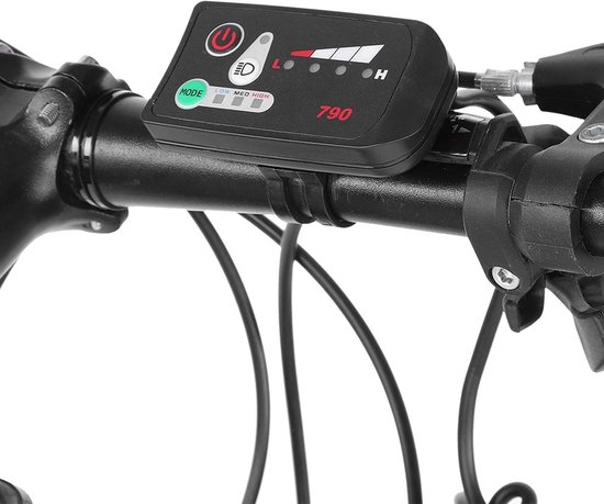 SnelShoppen - LED Display voor Elektrische Fiets 24V, Waterdicht LED Display Paneel, KT Controller Geschikt, 790, Handvat 22.2 mm van snelshoppen — afbeelding 2