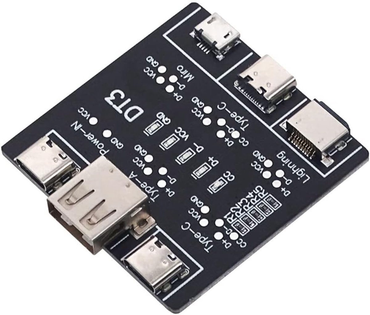 USB Kabel Tester - Voor iOS, Android, Micro-USB en Type-C - Eenvoudige en Betrouwbare Diagnosetool