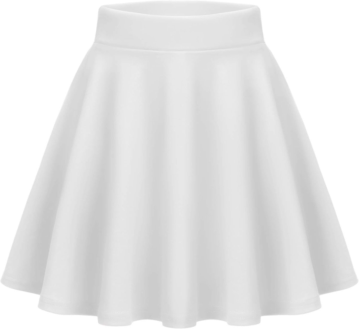 Damesrok, basic solide, mini-skaterrok, zomer, kort, klokrok, veelzijdig, rekbaar, hoge taille, A-lijn, tennisrok, dansrok | Hoge taille, minirok, elastische tailleband, tennisrok, dansrok, festival/party/rave-outfit, XS-XXL