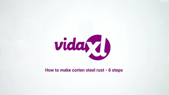 vidaXL - Grasafscherming - 10 - st - 100 - x - 0,05 - x - 15 - cm - Roestig
