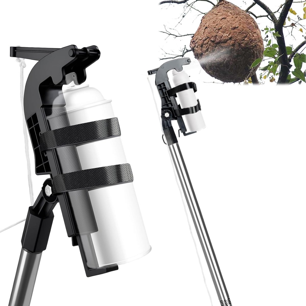 Adapter voor verlengstang, spuitfles, verlenging voor spuitfles, 3,2 m, adapter voor sproeikop