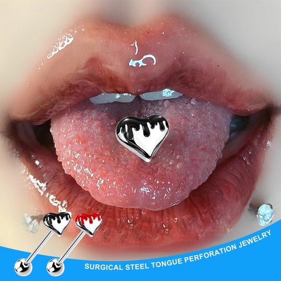 2 x 16 mm hartvormige piercing labret chirurgisch staal binnendraad oorknopjes kraakbeen helix tragus conch medusa daith oorstekers piercing — afbeelding 4
