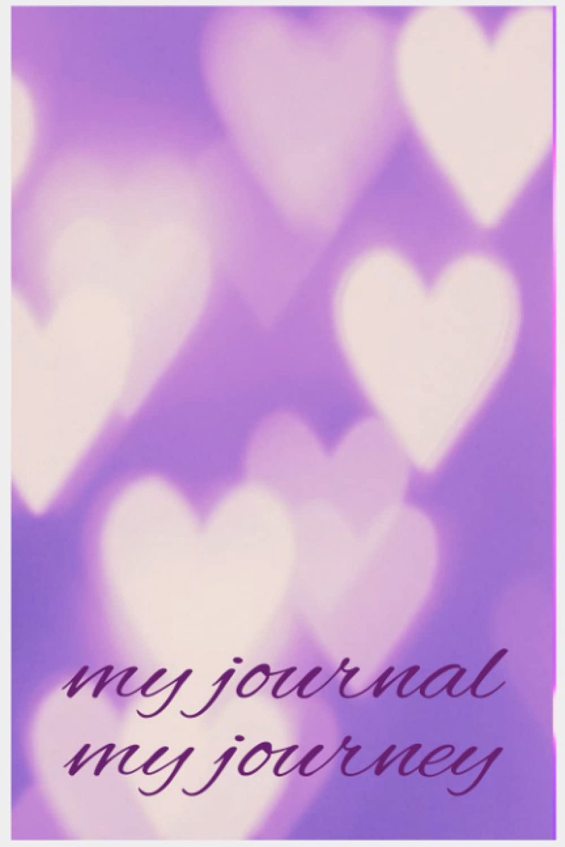 Double Heart Journal Notebook 6x9 College Ruled 120 pages