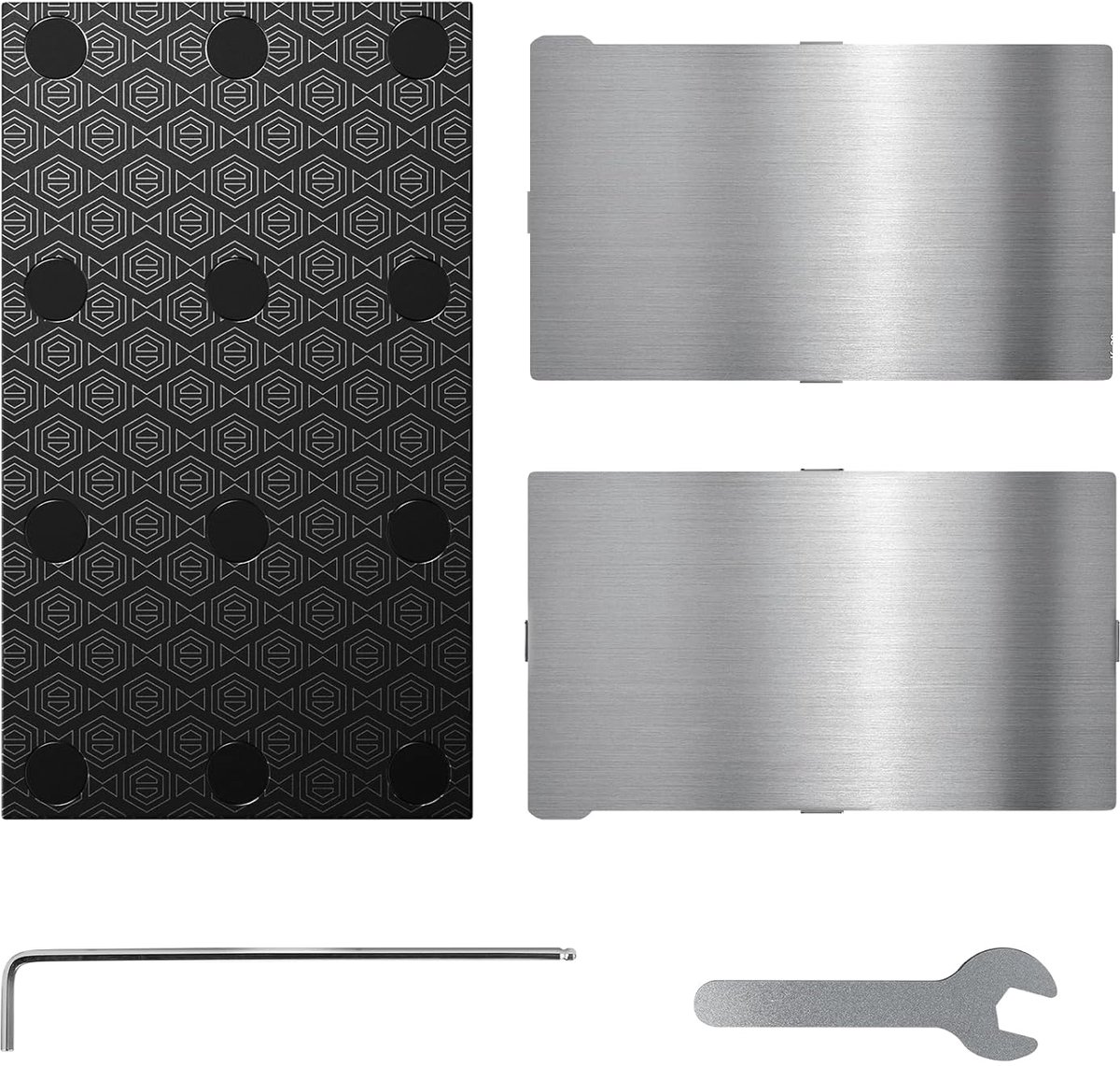 Magnetisch printplatform, 2 stuks verenstaalplaten en 1 printplatform voor ELEGOO Saturn 4/Saturn 4 Ultra 3D-printers 224 x 129 mm