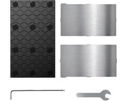 Magnetisch printplatform, 2 stuks verenstaalplaten en 1 printplatform voor ELEGOO Saturn 4/Saturn 4 Ultra 3D-printers 224 x 129 mm