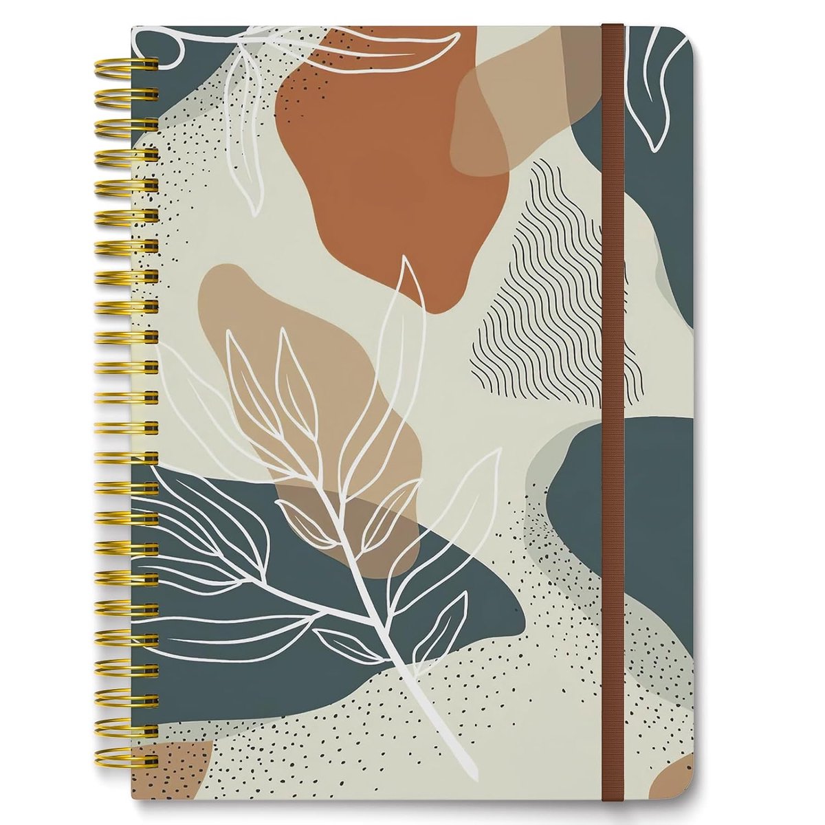 Hardcover Gelinieerd Dagboek voor, Medium 15,2 x 21,3 cm, 160 Pagina's Dik Papier, Schattig A5 College Lined Notitieboeken voor Journaling, Schrijven