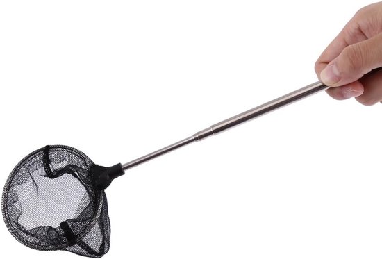 Visnet, visnet, voor aquarium, met verstelbare handgreep (rond frame) — afbeelding 3