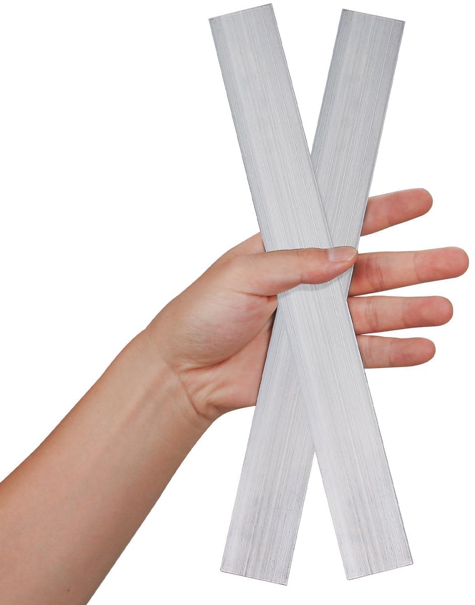 2 stuks vierkante aluminium bars, 3 mm dikte x 35 mm breedte x 305 mm lengte vierkant 6061 aluminium platte plaat voor industriële gebouwen