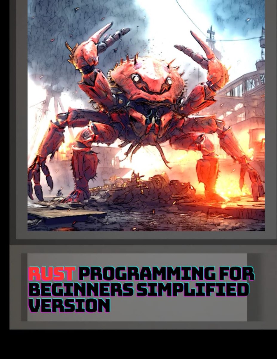 Programming for Beginners Simplified Version: Learn Rust Programming and Basic Concepts with a more intuitive approach: using colors, mind maps