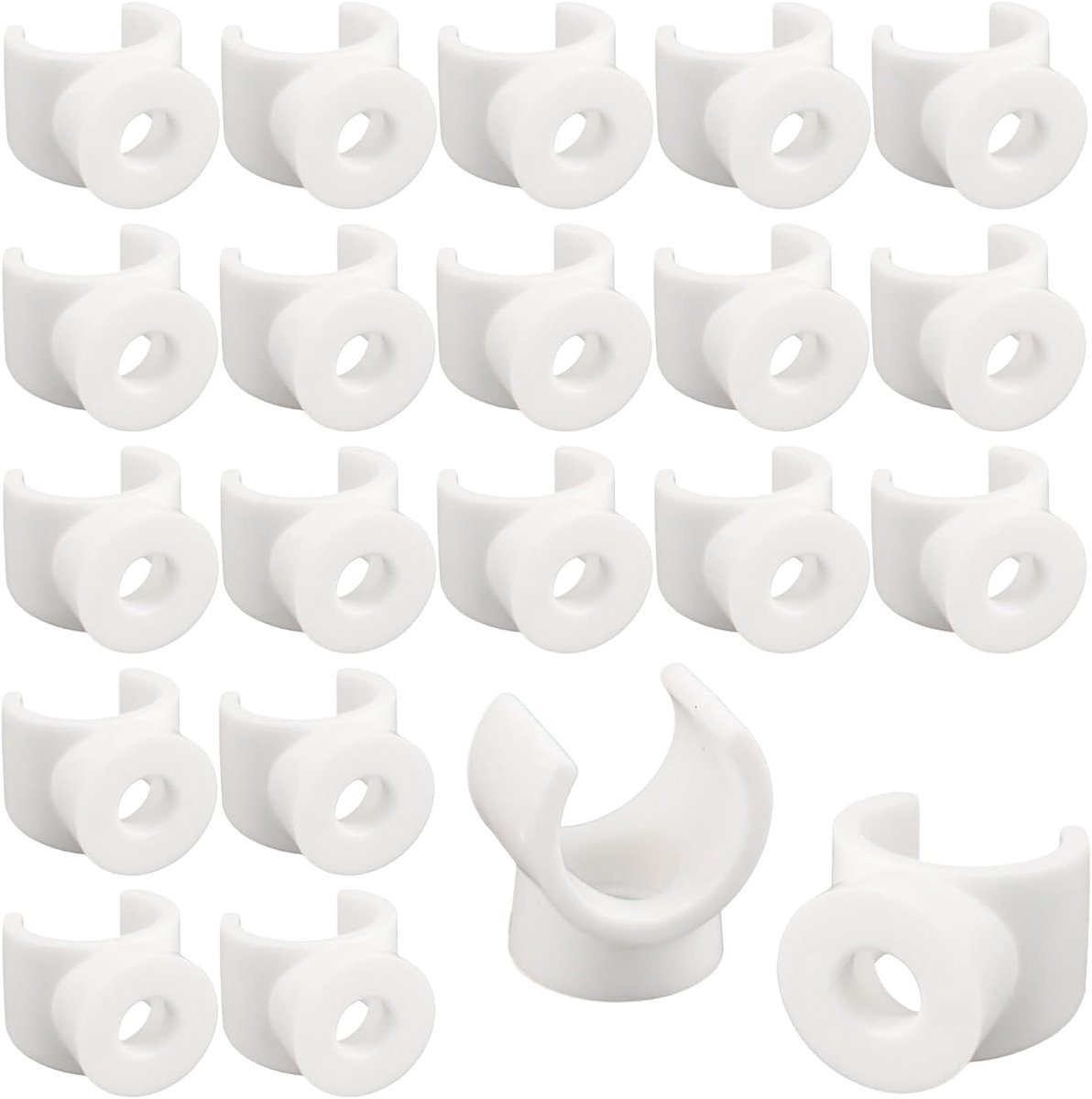 60 STKS 13 mm Pijp Hangers Klem PEX Tubing Klemmen U-haak Hangers Waterpijp Ondersteuning Houder Socket Pijpklem Gereedschap U-vormige Gespen Tubing