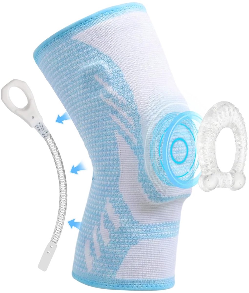 Kniebrace voor Mannen en Vrouwen met Patella Gelpads en Zijstabilisatoren, Hardlopen Compressie-Kniesteun Compressie Bandage voor Artritis ACL Meniscusscheur Kniepijn Gewrichtspijn Sport