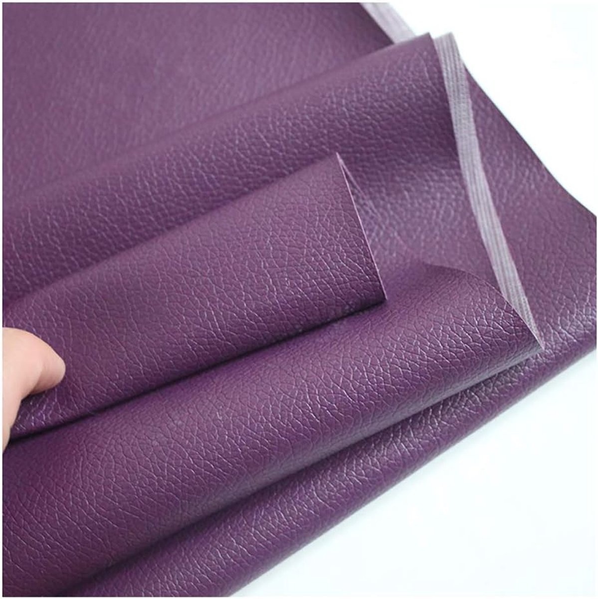 Wangk Kunstleer Kunstleer Vinyl Lederen Doek Bekleding Stof Materiaal Bekleding Kunstleer Kunstleer Bekleding Stof Synthetisch PVC Kunstleer Stof -Paars 1.38x4m