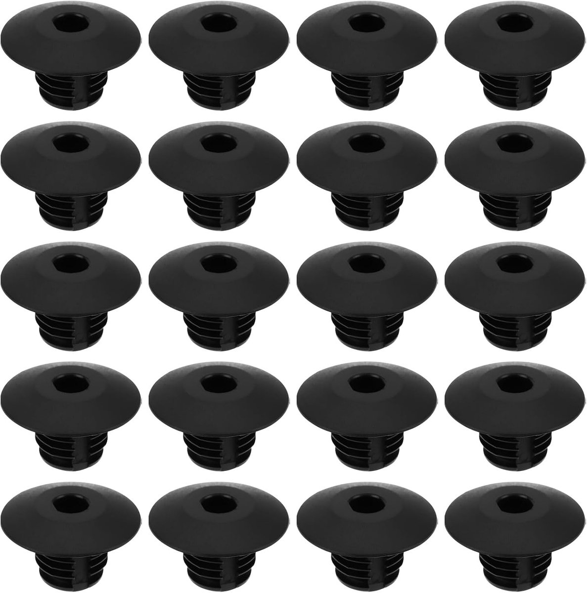 20 stuks zwarte grasmaaier kunststof boomstijl bevestigingsclips 532445143 compatibel met Husqvarna YTH24V48LS YTA19K42