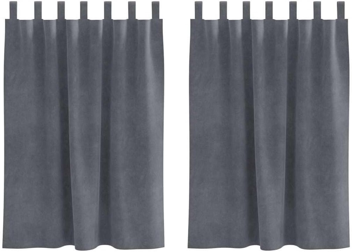 Panelen, Zeer Efficiënte Zonwerende Raamgordijnen voor Slaapkamer, Woonkamer (140 x 140 cm met ophanglussen)