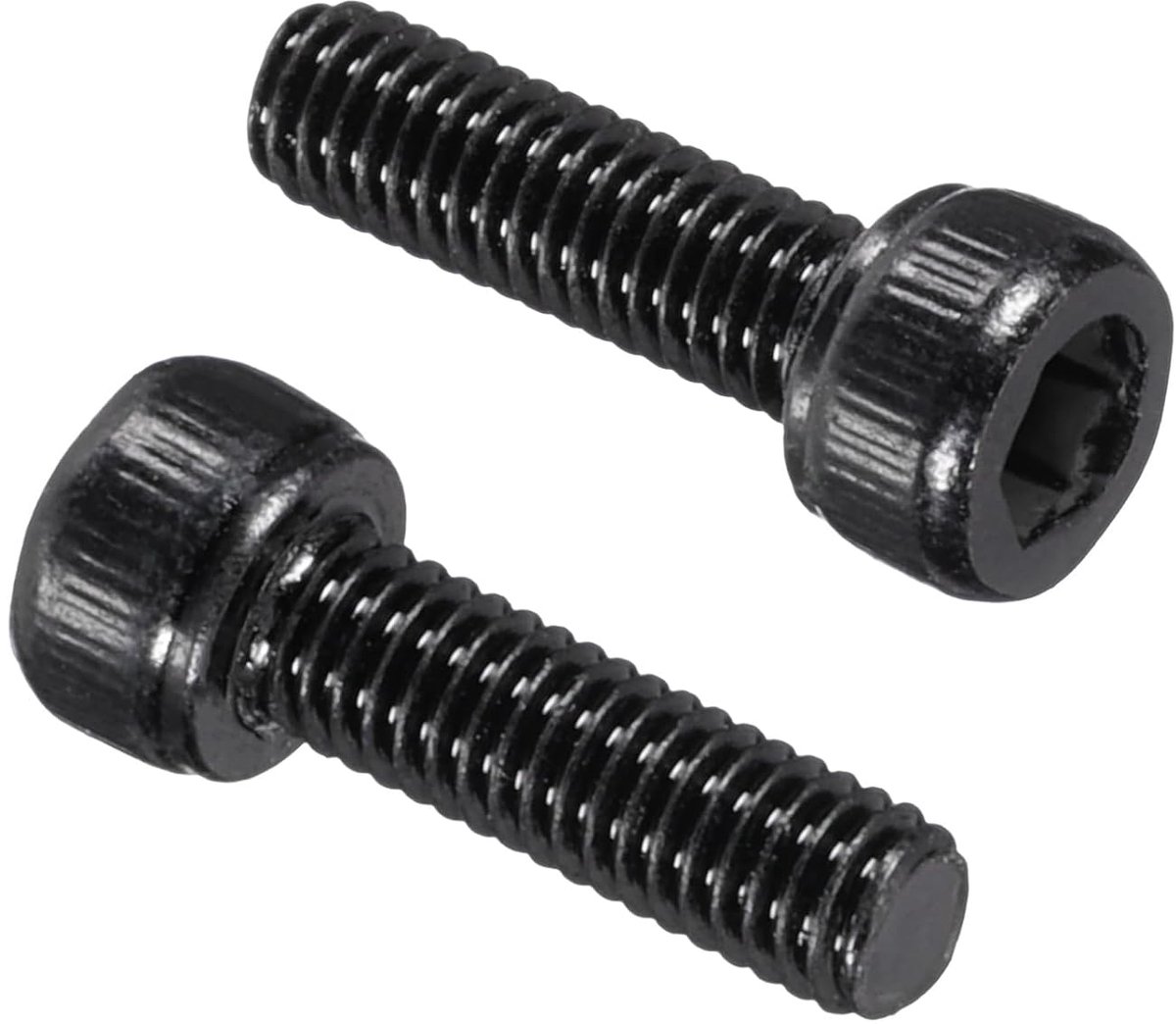 50 stuks M3 x 10 mm zeskantschroeven, 12,9 graden koolstofstaal schroevenset, zwart oxide assortiment, machineschroeven, volledige schroefdraad voor reparatie