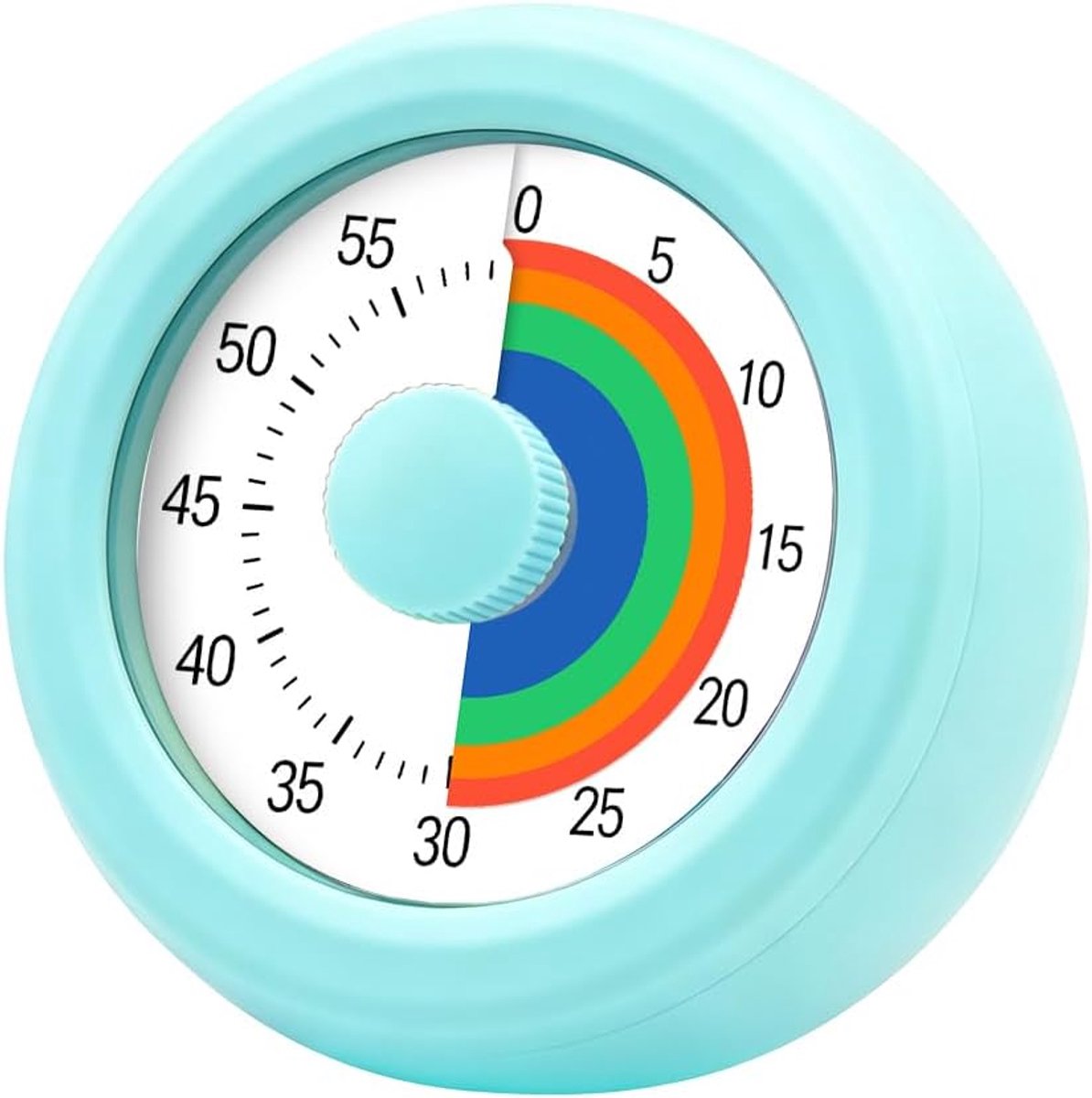 Timer voor kinderen met pauzefunctie, 60 minuten afteltimer voor kinderen, bureaustudie, kantoortafel en vergaderingen, koken in de keuken, stil tijdmanagement voor ADHD