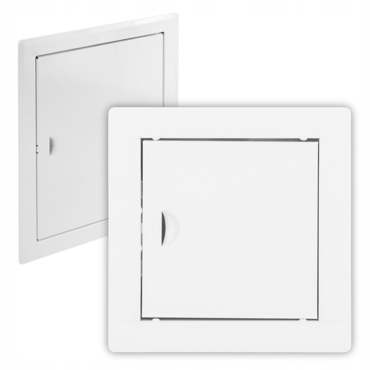 ABS Reparatiedeur Wit 10x10cm - Esthetische toegang tot installaties