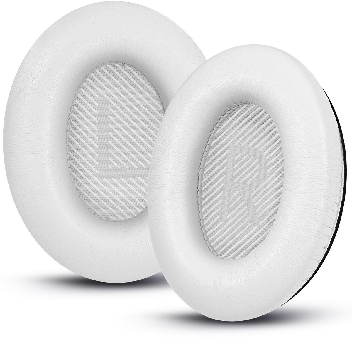 Claoner Oorkussens voor BOSE QC35/QC35ii - 1 paar - Schapenleer - Vervangingsspons - Wit