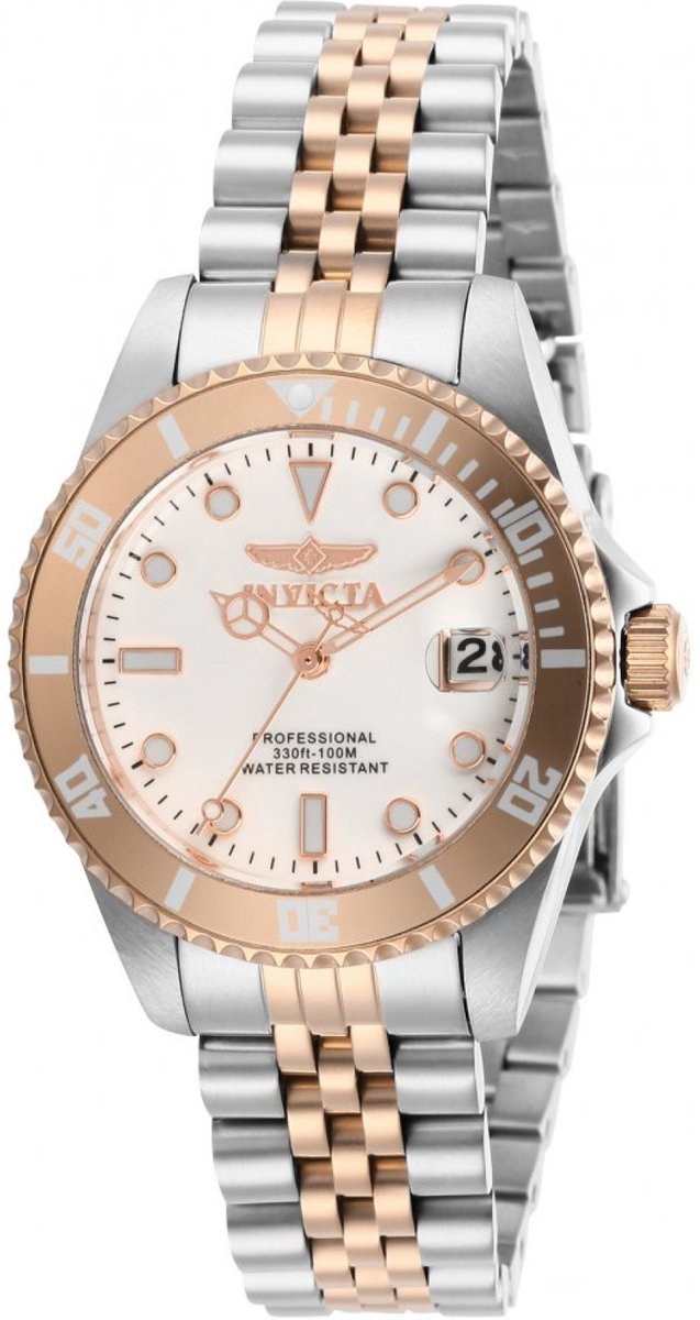 Invicta Pro Diver 29193 Dames Quartz Horloge - 34 mm