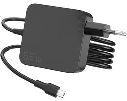 65W USB-C Laptop Lader – Type-C – Geschikt voor Lenovo ThinkPad X1 Yoga, HP Spectre, Dell Latitude, ASUS Chromebook, MacBook Pro, Huawei MateBook – 20V 3,25A Adapter