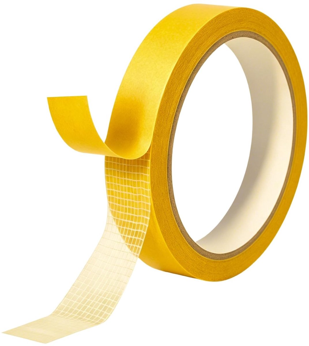 Dubbelzijdig plakband voor stof, 10 mm x 20 m, sterke textielband voor naadloze zoom, kledingreparatie en gordijnen