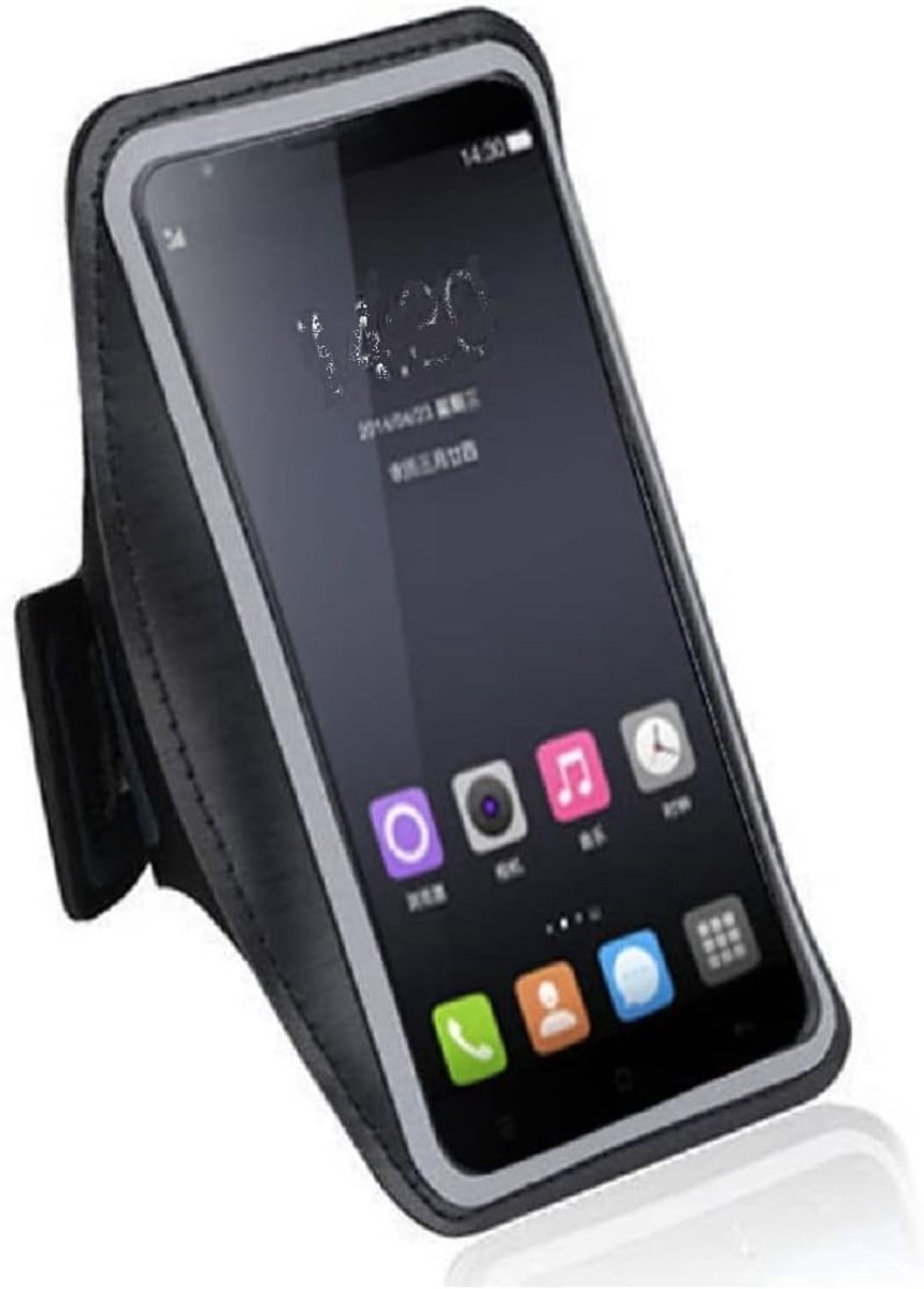 Professional Cover Neoprene Waterproof Wraparound Sport with Buckle voor Gionee M3 (2021) - Black