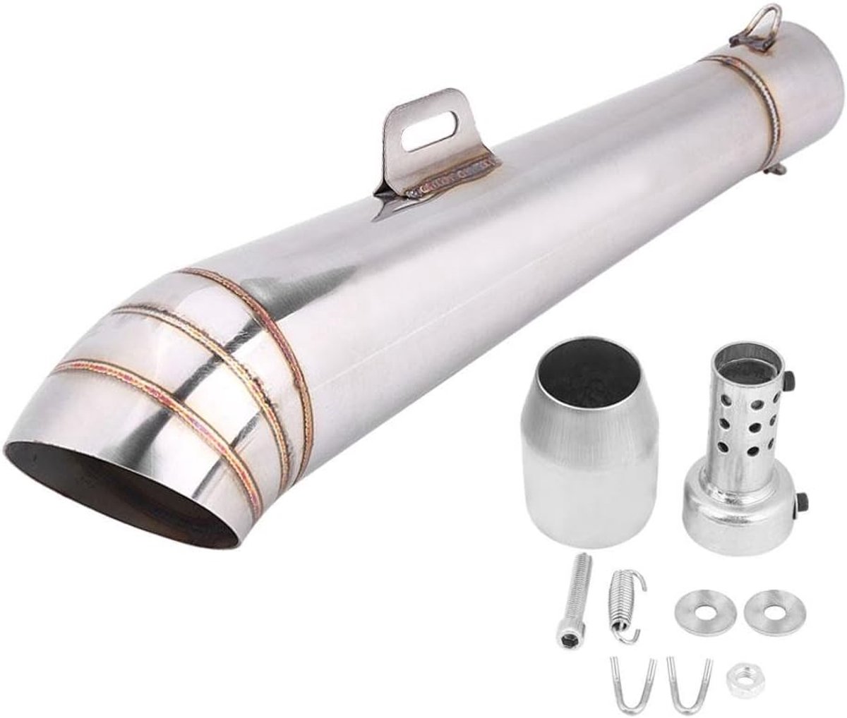 Motorfiets Uitlaatdemper Pijp Rvs Motorfiets Universele Uitlaat Staart Uitlaatpijp Tip voor 51mm/2inch Diameter Modellen
