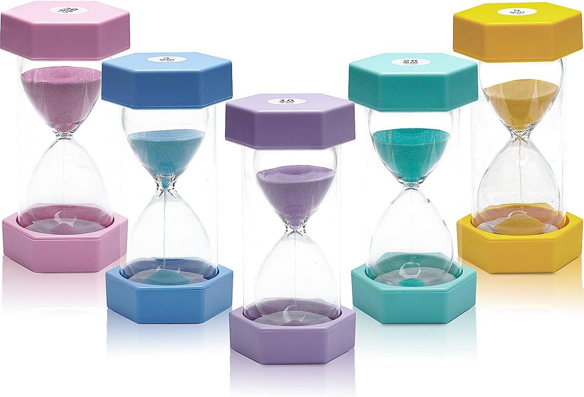 Set 3/5/10/20/30 Minuten, Kleurrijke Timer voor Kinderen, Thuiskantoor Decoratie en Creatieve Geschenken