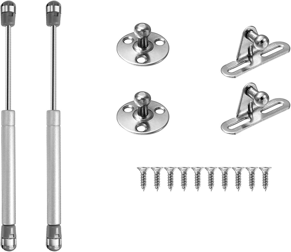Gaszuiger voor keukendeuren of kasten, set van schokdempers voor klapdeuren, kasten, verpakking van 2 4 8 stuks (2,60 N)