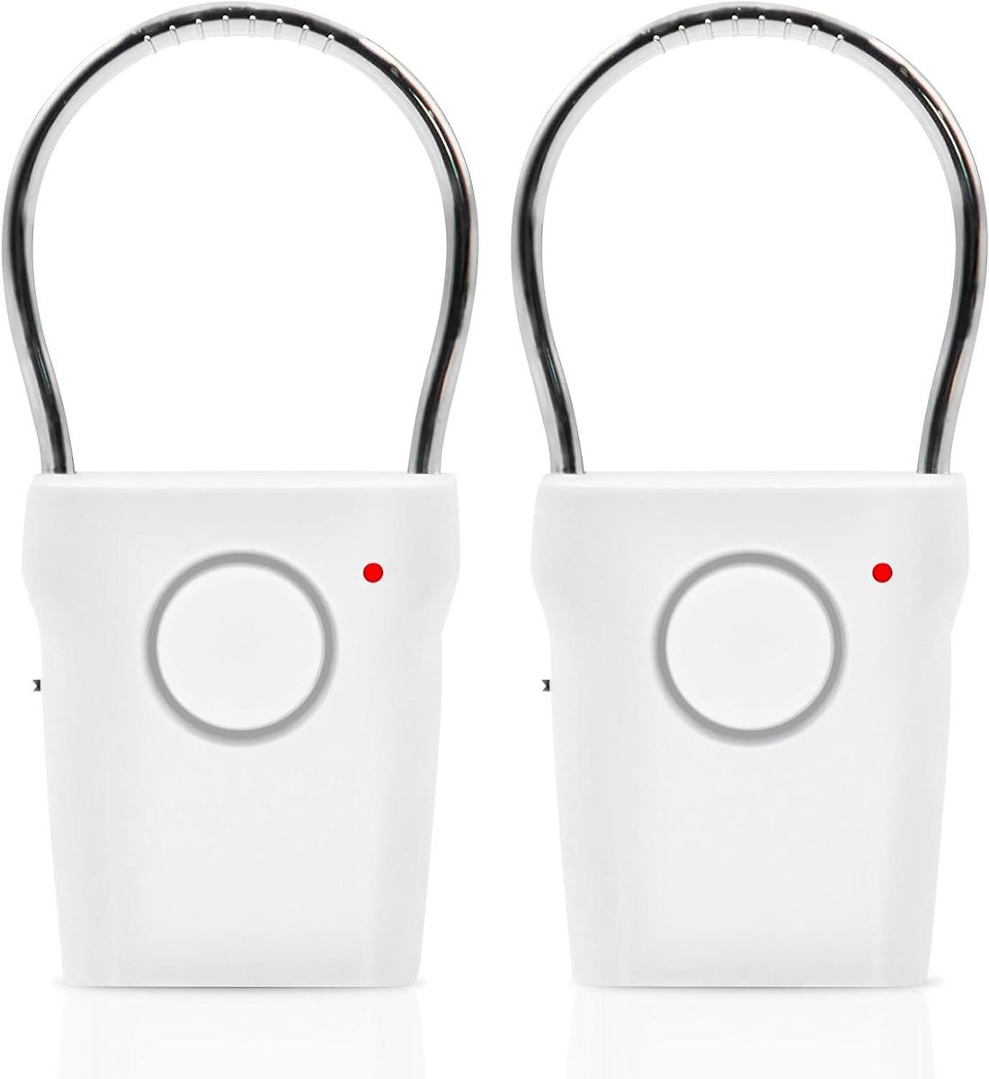 Deurklink Alarm - Raamsensor Alarm - Extra Beveiliging - 120 dB Luid - 2 Stuks - Wit