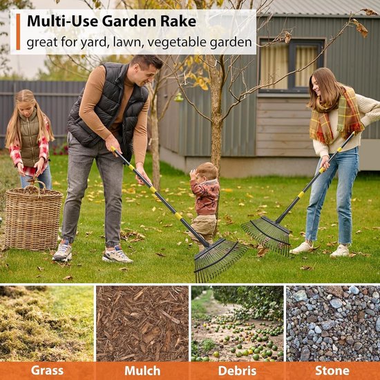 HAWK 25 Tanden Tuin Hark 6FT — afbeelding 3