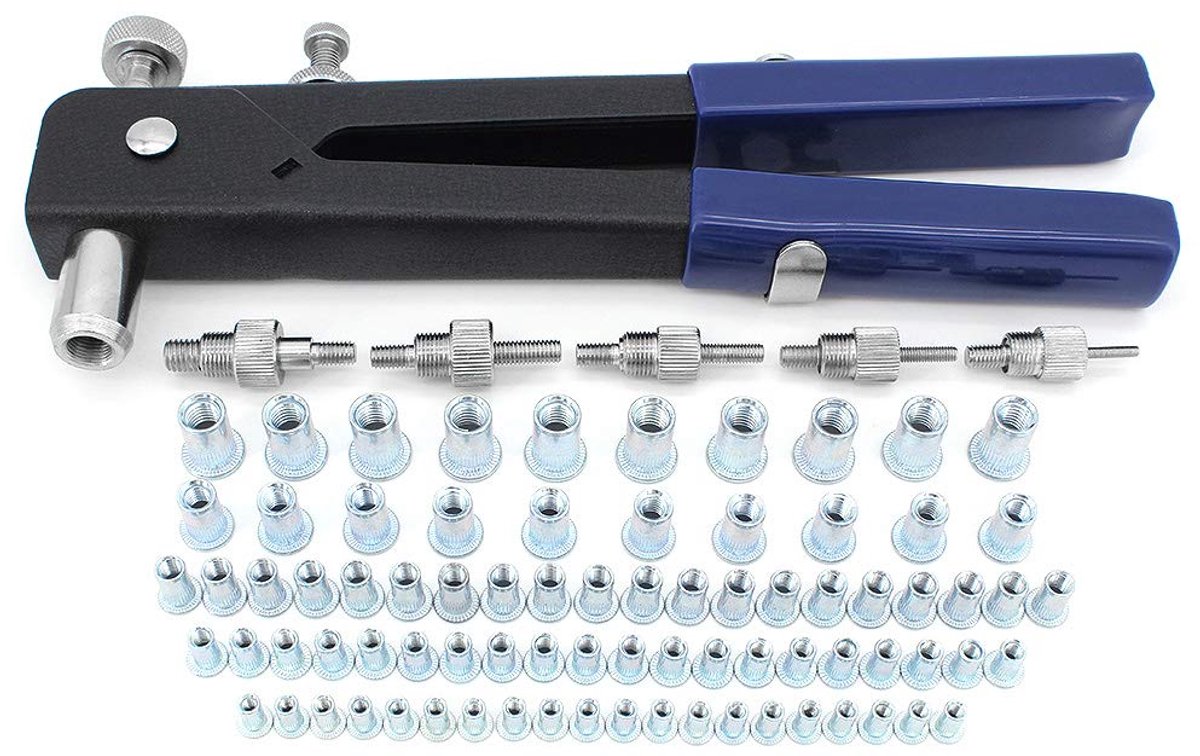 86 Stks Schroefdraad Klinknagel Moer Kit Set Moer Klinknagel Tool Klinknagel Klinknagel Klinknagel Klinknagel Klinknagel Kit M3 M4 M5 M6/M8