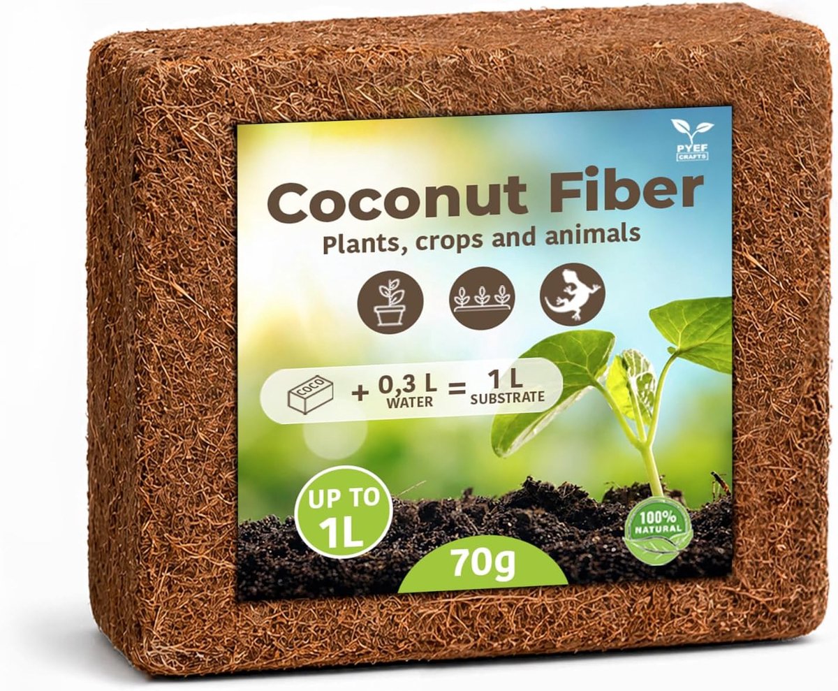 Baksteen kokosvezel, 650 g - ShopVlot