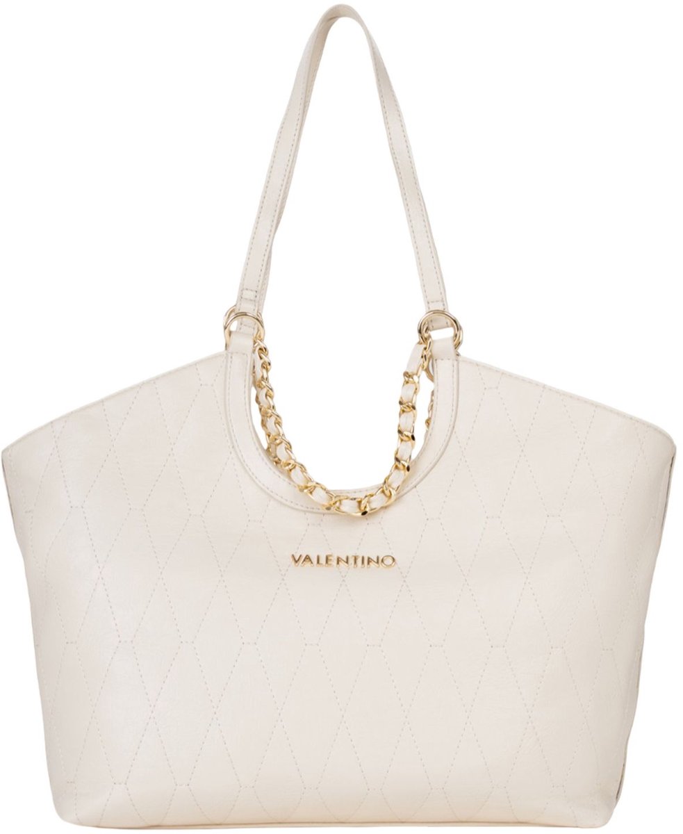 VALENTINO shopper Crystelle Shopping Bag Ecru crème