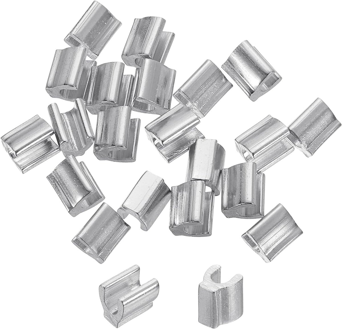 20 stuks ritssluitingreparatieset, #10 topstopper, eindstuk, ritssluiting, schuifregelaar, vervanging voor tas, jas, doe-het-zelf naaien, vervanging, zilverkleur