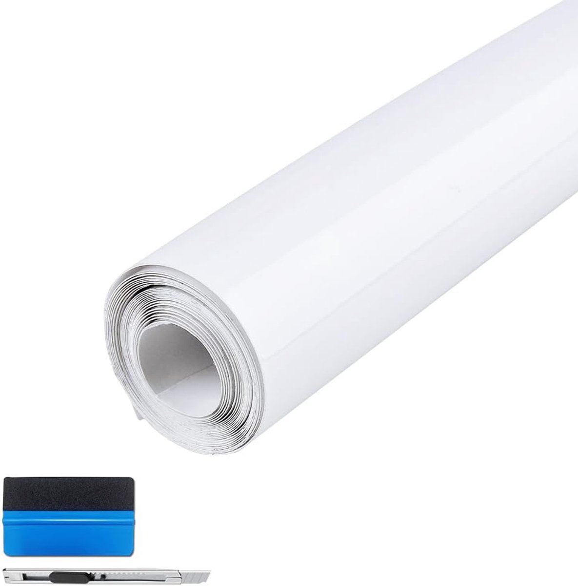 Rhino Skin Paint Beschermfolie, vinyl, voor auto, bumper, kap, lakbescherming, motorfiets, fiets, transparant, zelfklevend (50 cm x 300 cm)