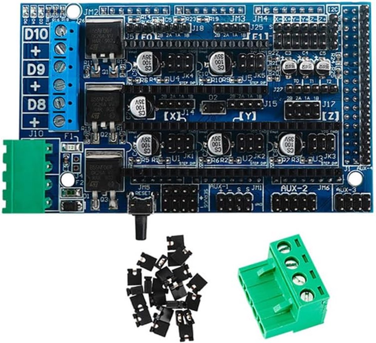 3D Printer Moederbord Ramps 1.5 Upgrade Bedieningspaneel Board Uitbreidingskaart voor CNC Machine (1.5)