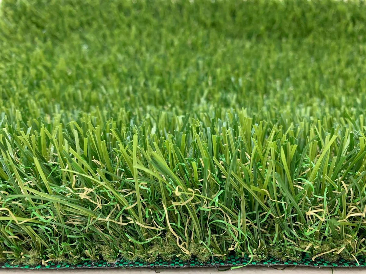 Kunstgras - gazon 40 mm - op maat - zeer sterk buitengras - pluizig, dicht en zacht gazon