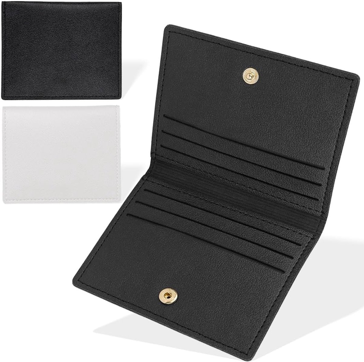Creditcardhouder voor heren, 1 stuk, bevat 8 kaarten, ultradunne portemonnee, kaarthouder voor dames en heren, praktisch, elegant en veilig, RFID