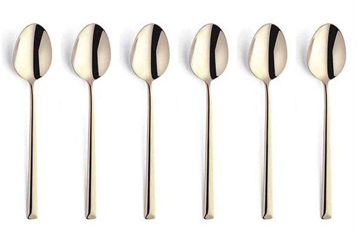 Metropole Champagne Tafellepel Set6 Kraft Box