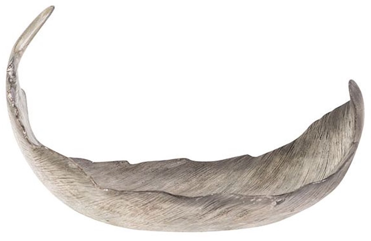 Cosy @ Home Schaal Veer Grijs 34,5x19,7xh19,1cm Poly