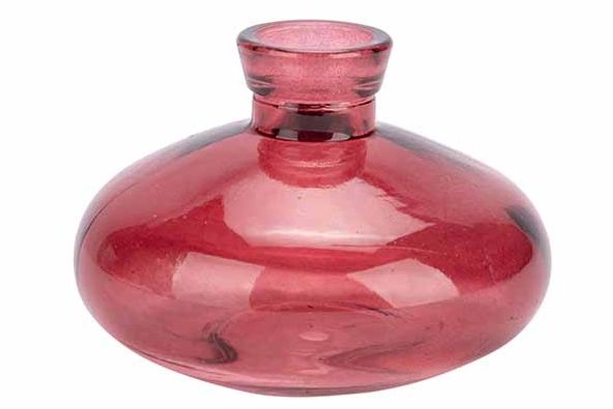 Vaas Pebble Bordeaux 9x9xh6cm Glas