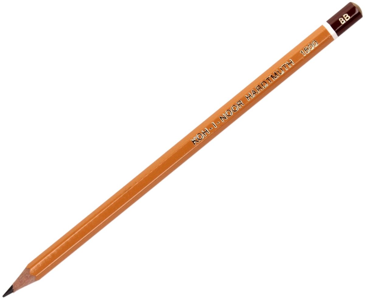 Koh-I-Noor 8B Tekenpotlood 1500 - Zonder Gum