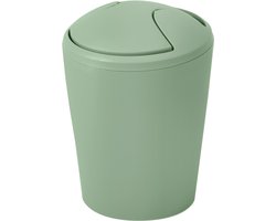 Spirella Move Kantelbare Prullenbak – Afvalemmer voor Badkamer, Toilet en Kantoor – Stijlvolle Afvalbak met Modern Design