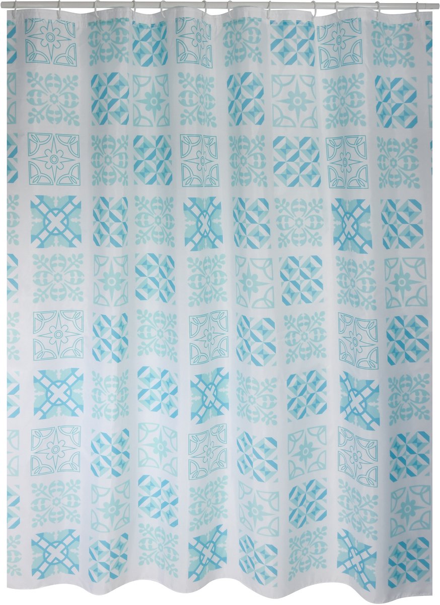 MSV Douchegordijn – Waterdicht en Antibacterieel Douchegordijn van 100% Polyester – Schimmelwerend met Oeko-Tex Certificering