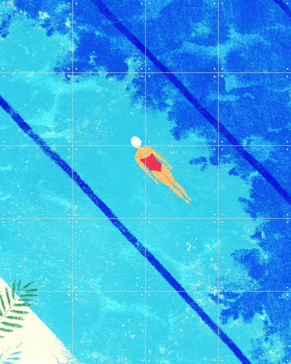 IXXI Underwater Peace, Henry Rivers - 80 x 100 cm - Gratis ophangtool - Grote wanddecoratie en posters - Minimalisme, Digitale Kunst, Speels, Modern